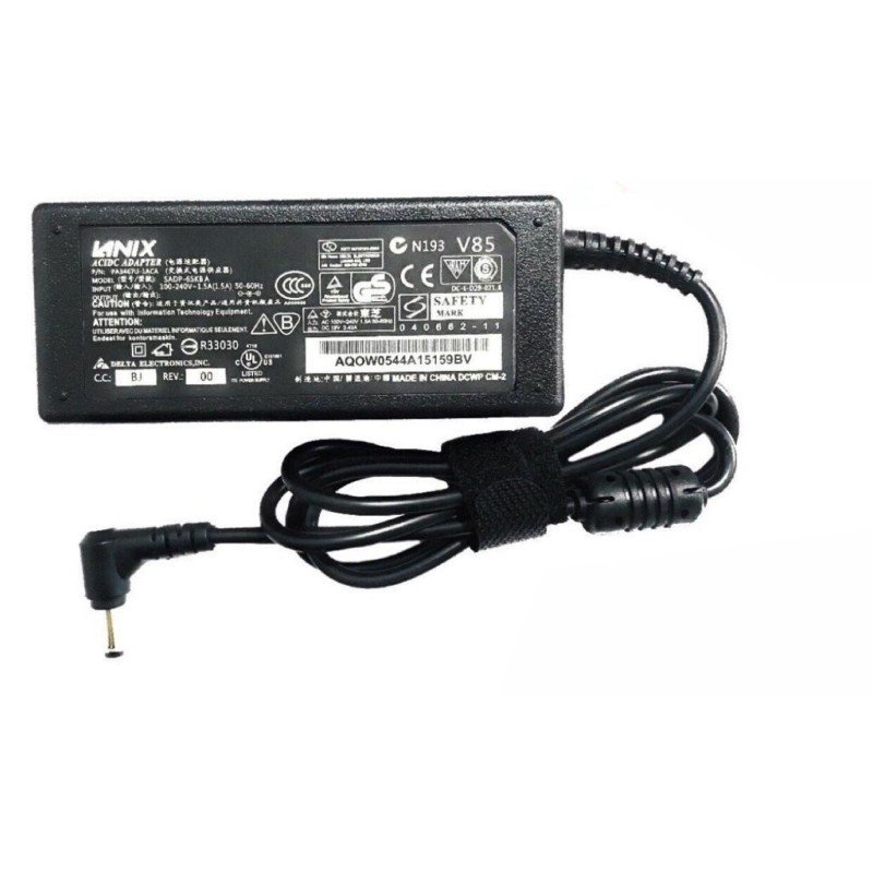 CARGADOR PARA LANIX 19v-2 .1 a 40w PUNTA 3.5-1.35 mm